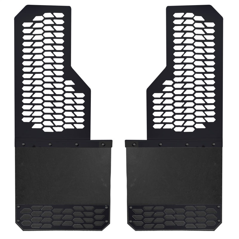 Putco 11-16 Ford SuperDuty - Set of 2 (Excl Dually Rear) Mud Skins - HDPE w/ Hex Shield 78250