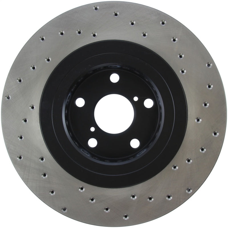 StopTech Sport Cross Drilled Brake Rotor; Front Right