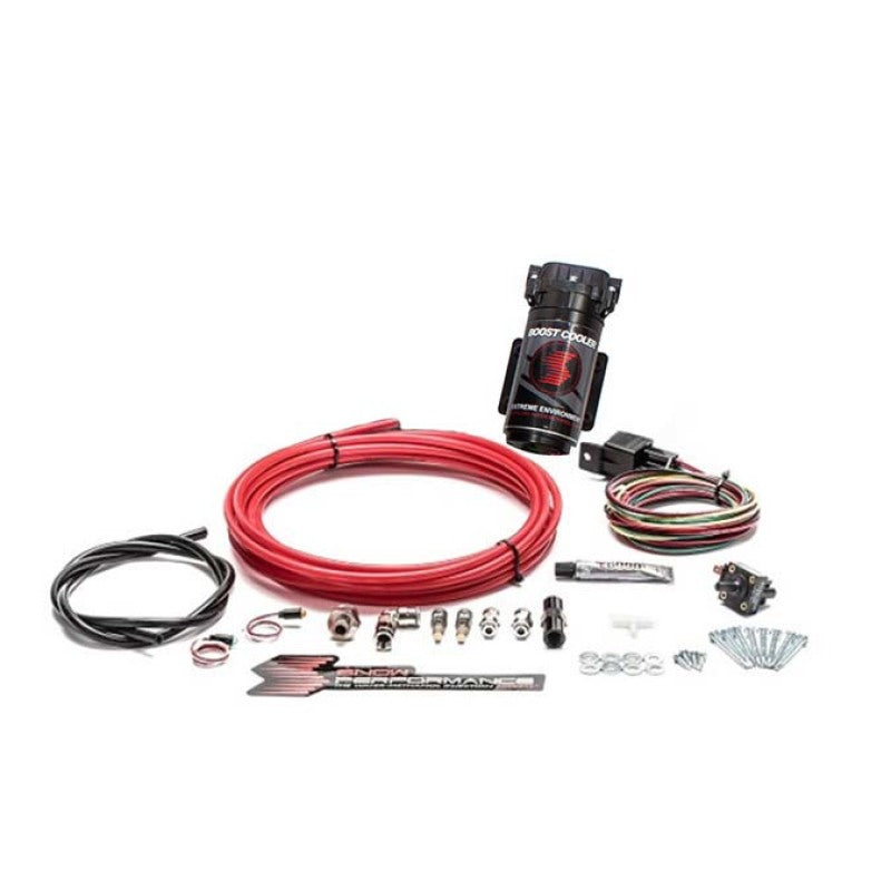 Snow Performance Stg 1 Bst Cooler TD Water Inj Kit (Incl Red Hi-Temp Tubing/Quick Fittings) w/o Tank SNO-301-T