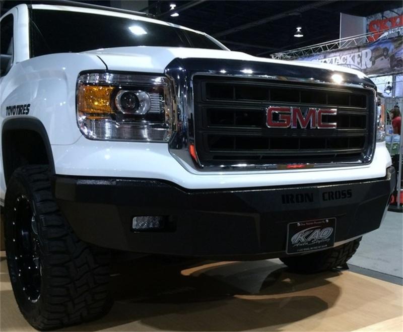 Iron Cross 14-15 GMC Sierra 1500 RS Series Front Bumper - Gloss Black 30-315-14 Main Image