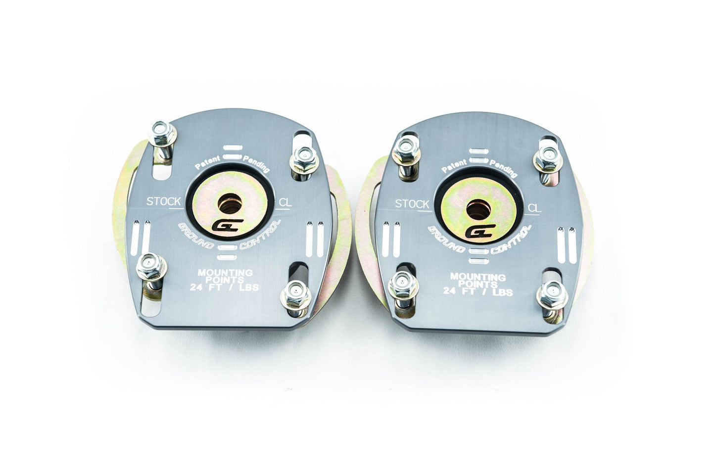 Ground Control Camber/Caster Plate-STREET-Ford Mustang (2010-14) (Pair)