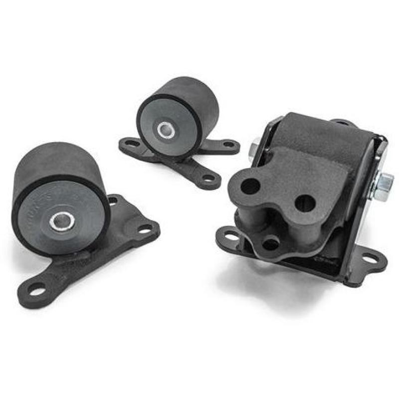 Innovative 96-00 Civic B/D Series Black Steel Mounts 95A Bushings (3 Bolt) 10051-95A