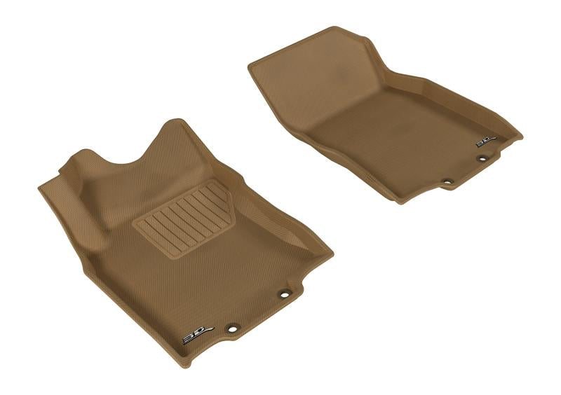 3D MAXpider 2014-2020 Nissan Rogue/Rogue Sport Kagu 1st Row Floormat - Tan L1NS06811502 Main Image