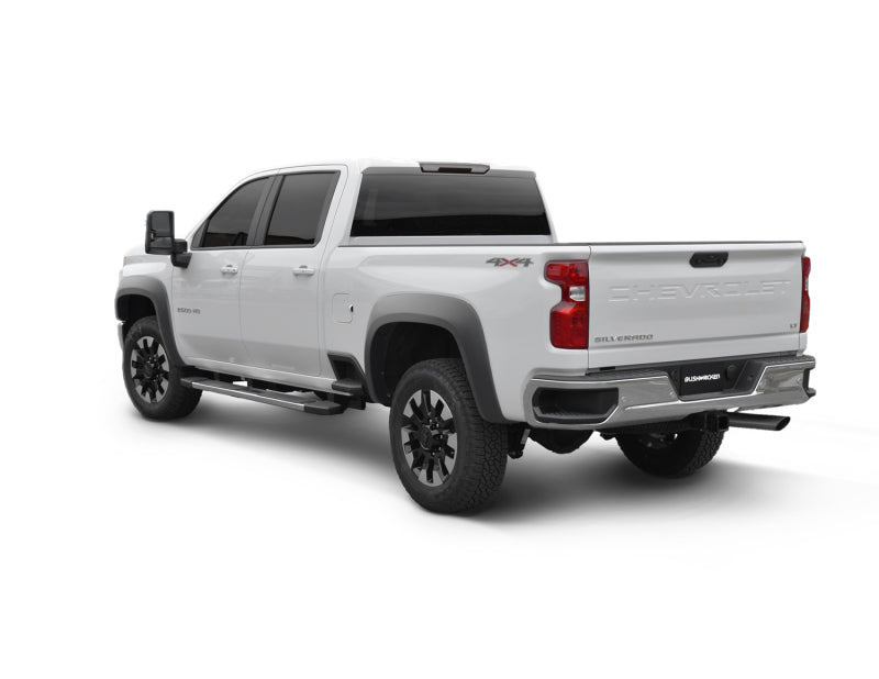 Bushwacker 2020 Chevrolet Silverado 2500 Extend-A-Fender Style Flares Rear 2pc - Black 40156-02