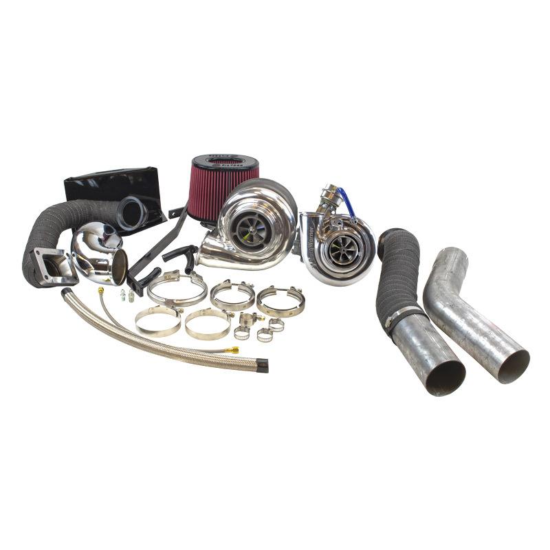 Industrial Injection 93-02 Dodge Compound Kit w/ Phatshaft 62 and BW S474 - Specify Year and Trans 229402 Main Image