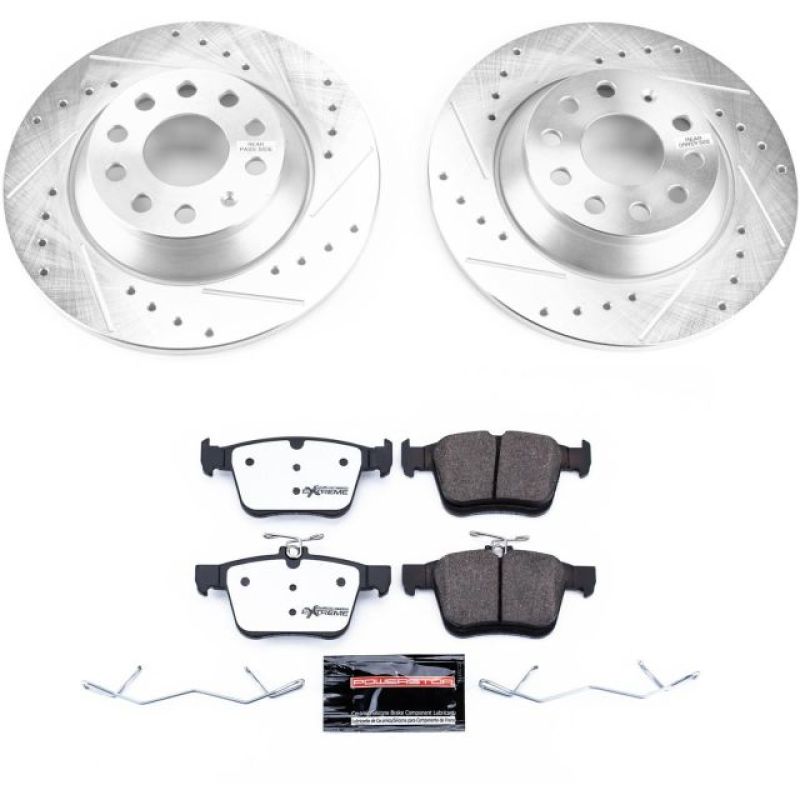 PowerStop PSB Z26 Street Warrior Kit Brakes, Rotors & Pads Brake Kits - Performance D&S main image