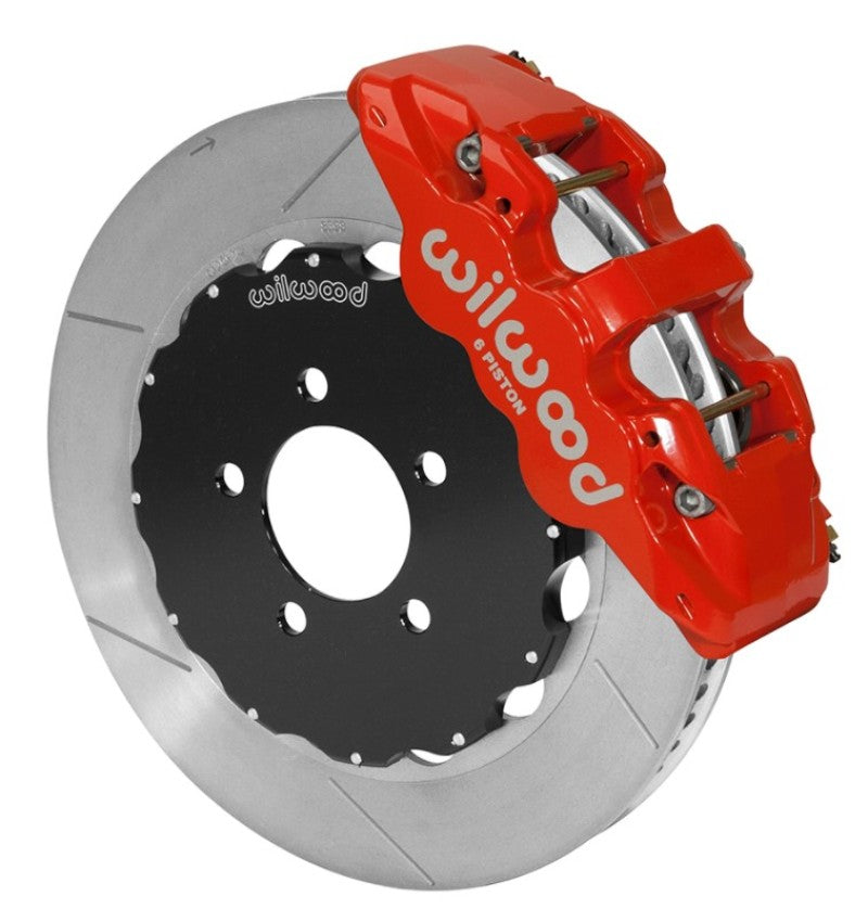 Wilwood AERO6 Front Big Brake Kit 14.00in Red 03-11 Crown Victoria 140-14682-R