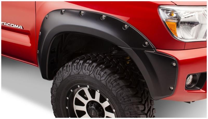 Bushwacker 12-15 Toyota Tacoma Pocket Style Flares 2pc - Black 31079-02 Main Image