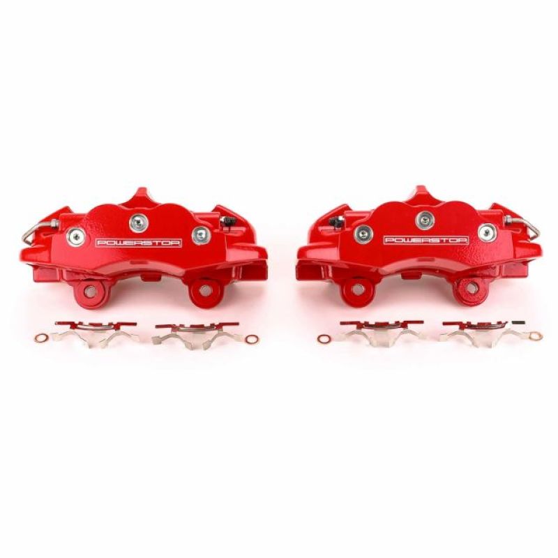 PowerStop PSB Red Calipers Brakes, Rotors & Pads Brake Calipers - Perf main image