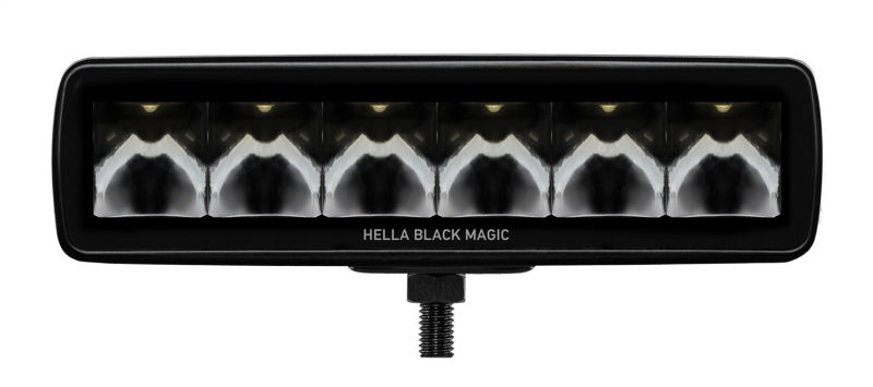 Hella Universal Black Magic 6 L.E.D. Mini Light Bar - Spot Beam 358176211