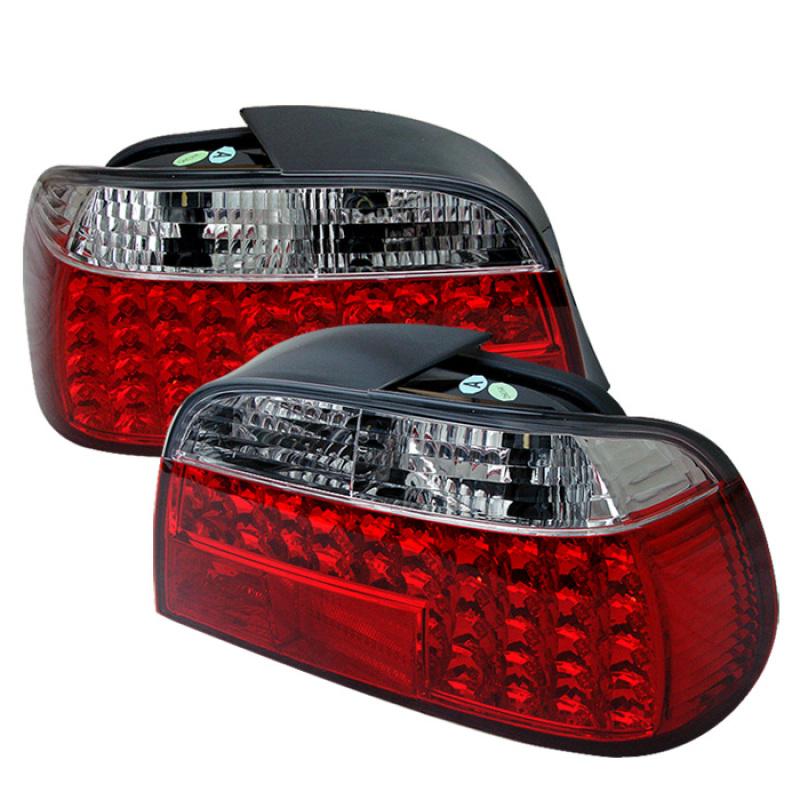 Spyder BMW E38 7-Series 95-01 LED Tail Lights Red Clear ALT-YD-BE3895-LED-RC 5000620 Main Image