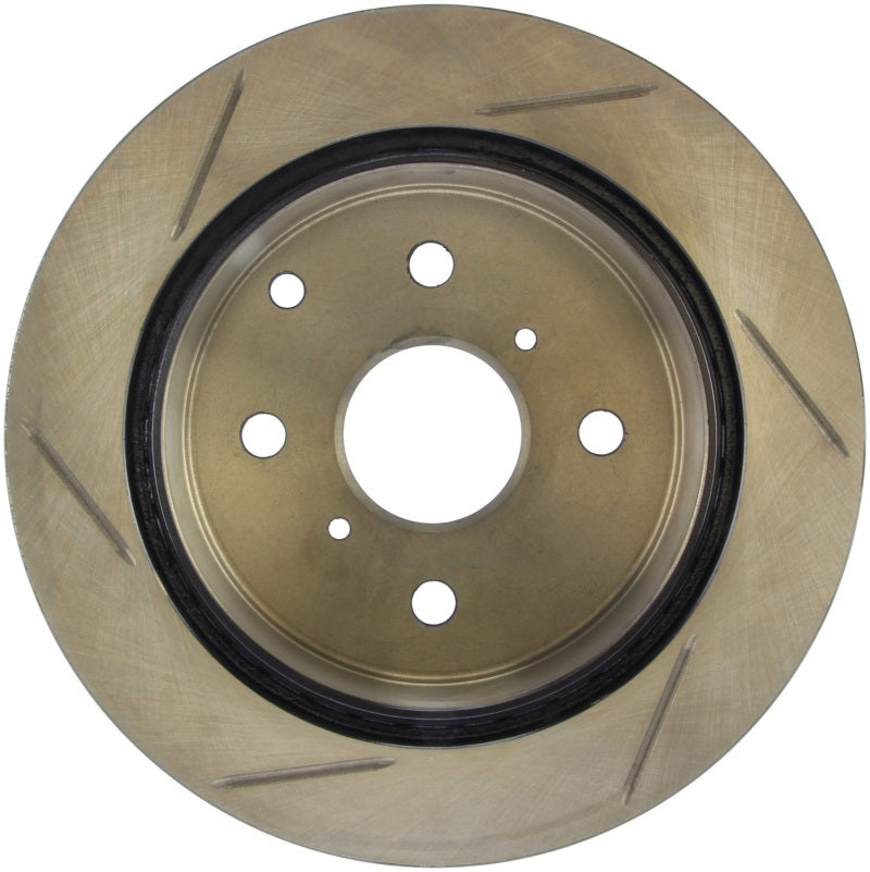 StopTech Sport Slotted Brake Rotor; Rear Left