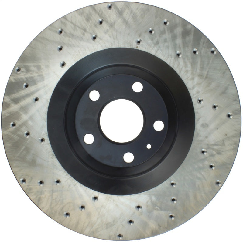 StopTech Sport Cryo Cross Drilled Brake Rotor; Rear Left