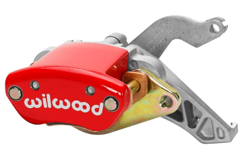 Wilwood Caliper-MC4-L/H - Red w/ Logo, 1.19" Piston, .81" Disc