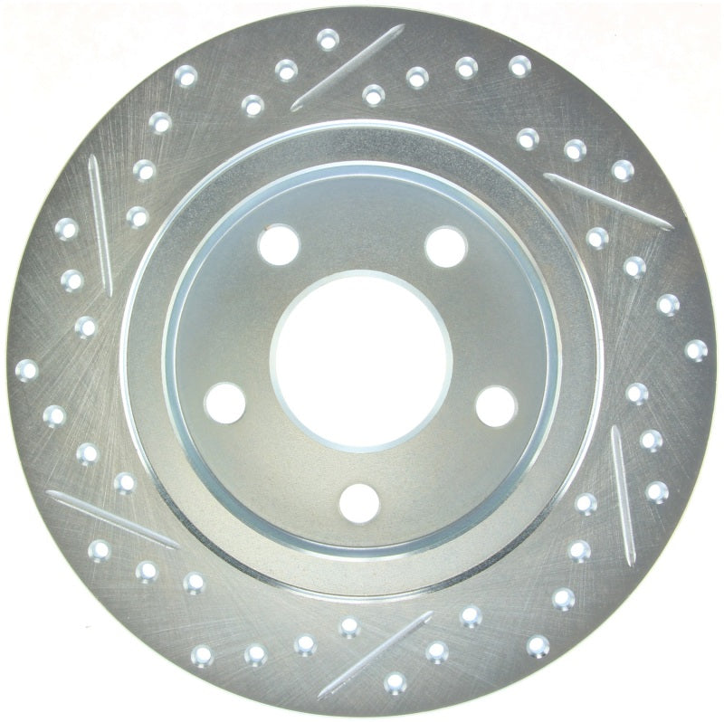 StopTech Select Sport 92-02 Cadillac Eldorado Left Slotted & Drilled Sport Brake Rotor - Rear 227.62045L