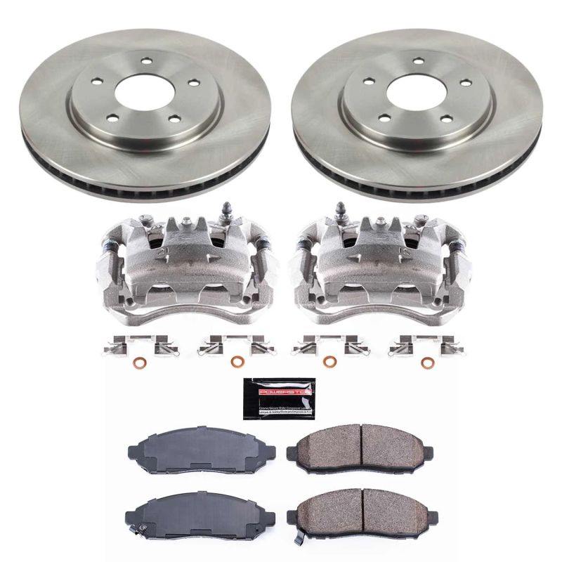 PowerStop PSB Autospecialty Kit w/Cals Brakes, Rotors & Pads Brake Kits - OE main image