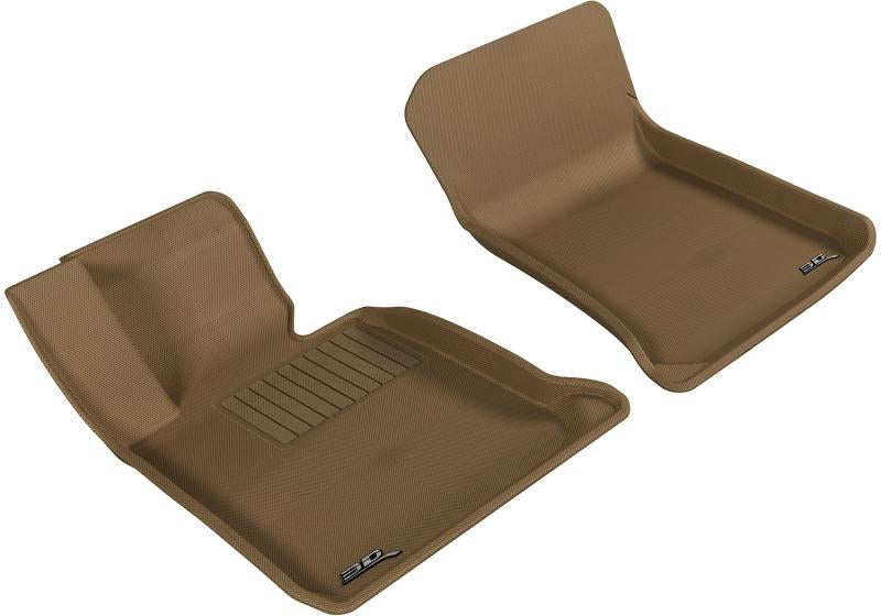 3D MAXpider 2012-2015 BMW X1 E84 Kagu 1st Row Floormat - Tan L1BM04511502 Main Image