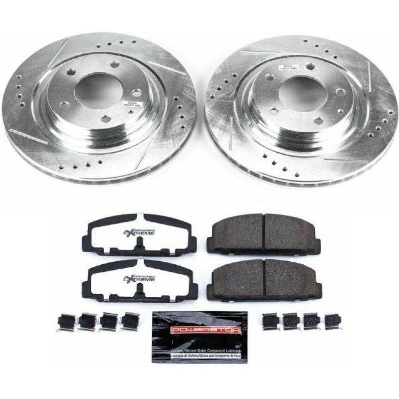 PowerStop PSB Z26 Street Warrior Kit Brakes, Rotors & Pads Brake Kits - Performance D&S main image