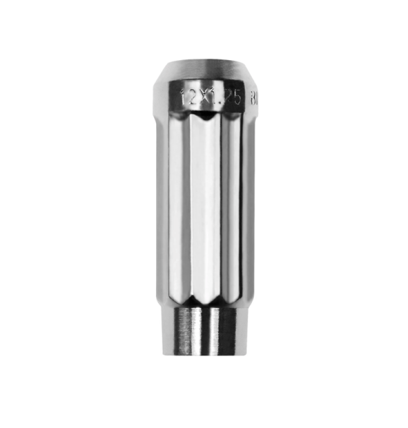 BLOX Racing 12-Sided P17 Tuner Lug Nut 12x1.5 - Chrome Steel - Single Piece BXAC-00140-CH