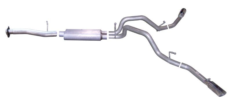 Gibson 07-09 Chevrolet Silverado 1500 LT 4.8L 2.25in Cat-Back Dual Extreme Exhaust - Stainless 65635 Main Image