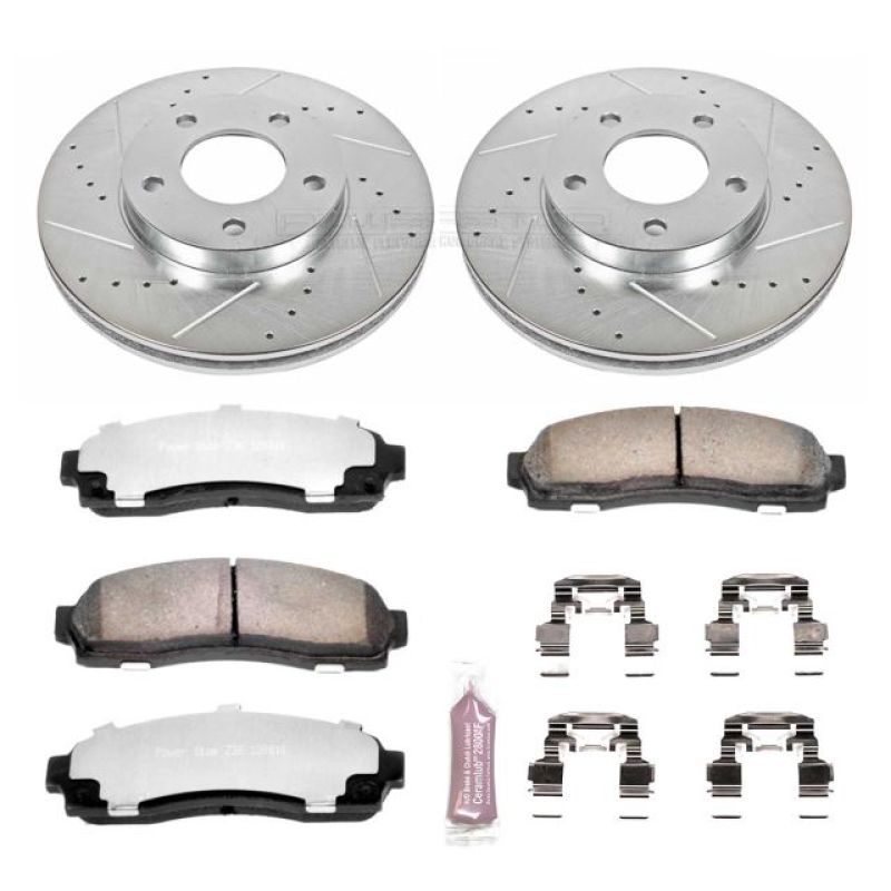 PowerStop PSB Z36 Truck & Tow Kit Brakes, Rotors & Pads Brake Kits - Performance D&S main image