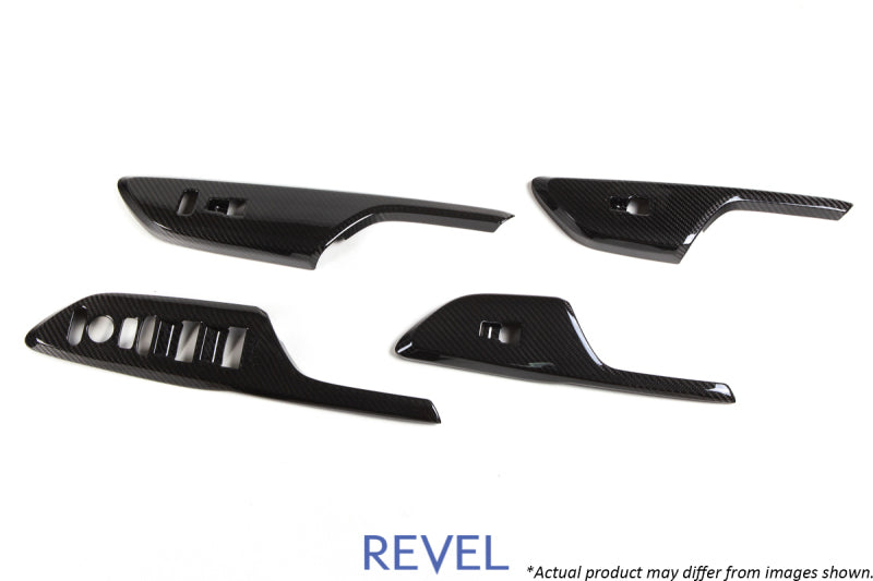 Revel GT Dry Carbon Window Switch Panels (FL/FR/RL/RR) 16-18 Honda Civic - 4 Pieces 1TR4GT0AH07