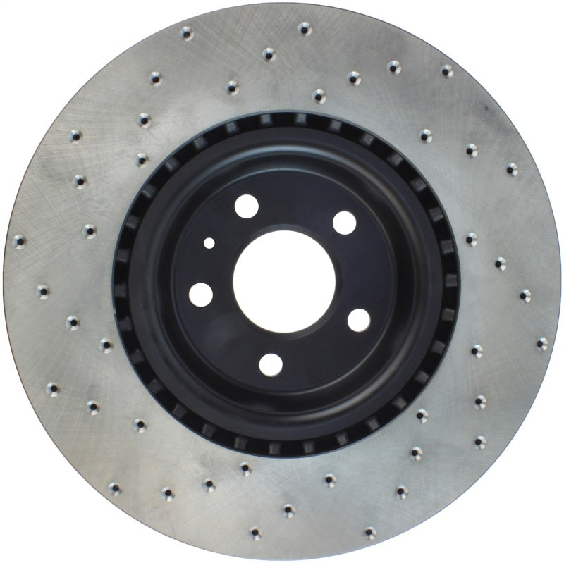 StopTech Sport Cryo Cross Drilled Brake Rotor; Front Right