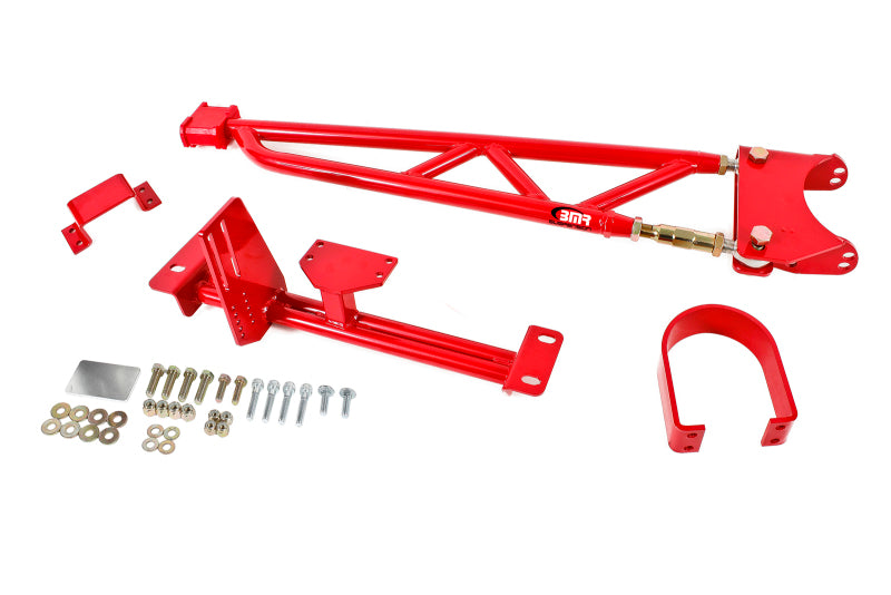 BMR 93-02 F-Body w/ DSL Torque Arm Tunnel Mount (For Stock Exhaust) - Red TA011R