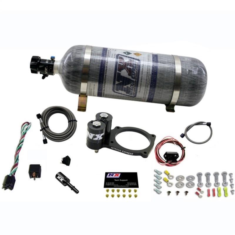 Nitrous Express Dodge Hellcat/Demon Nitrous Plate Kit w/12lb Bottle 20943-12 Main Image