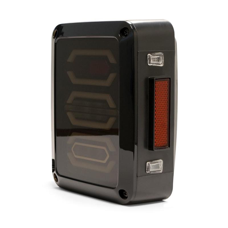 DV8 Offroad 07-18 Jeep Wrangler JK Octagon LED Tail Light TLJK-02 Main Image