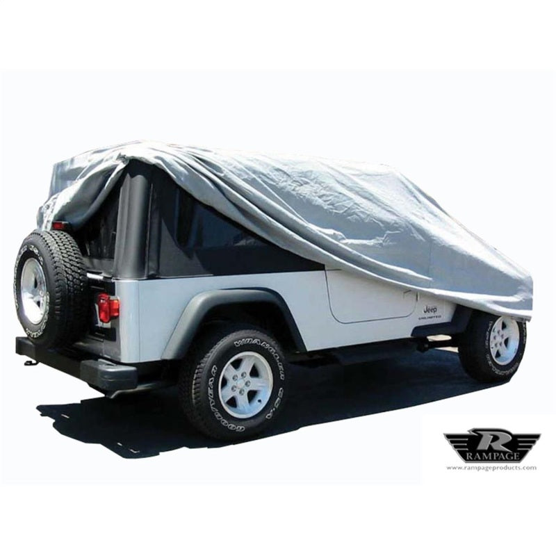 Rampage 2004-2006 Jeep Wrangler(TJ) LJ Unlimited Car Cover - Grey 1202