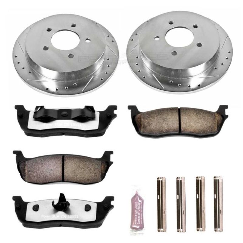 PowerStop PSB Z36 Truck & Tow Kit Brakes, Rotors & Pads Brake Kits - Performance D&S main image