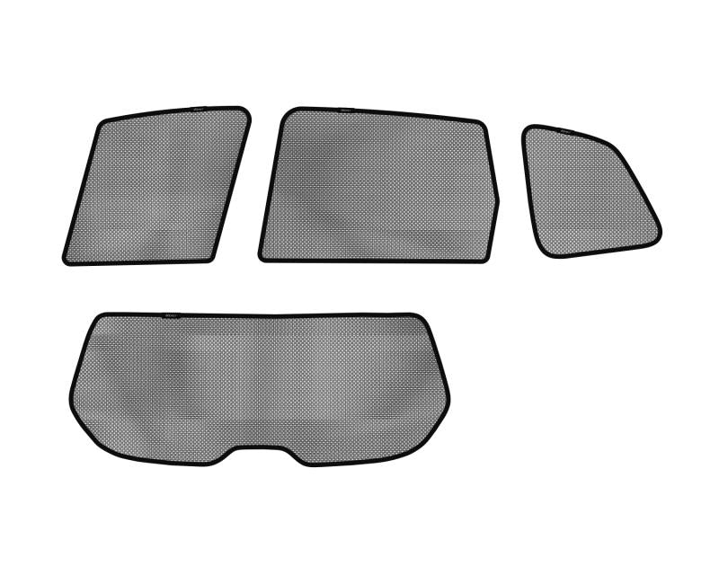 3D MAXpider 2014-2018 Subaru Forester Black Sun Shades - Complete Set S1SB0090 Main Image