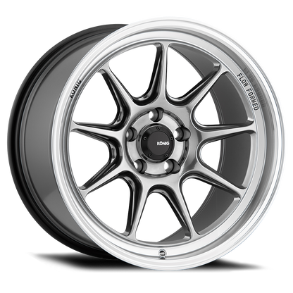 Konig Countergram Wheel Hyper Chrome / Machined Lip 17x9 +25 5x114.3