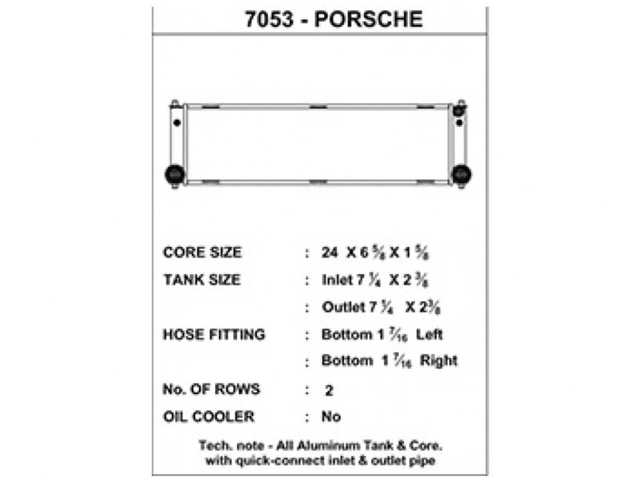 CSF Radiators 7053 Item Image