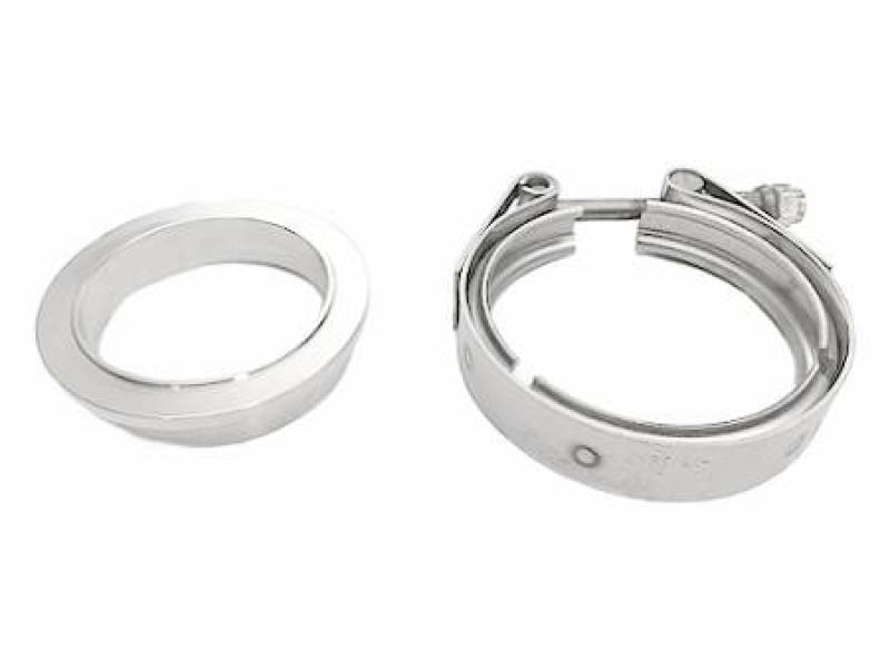 ATP Stainless Manifold Flange and Clamp set (For Garrett Undivided V-band Entry Housing) ATP-CLC-CLA-040