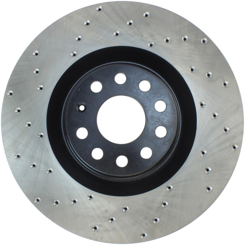 StopTech Sport Cryo Cross Drilled Brake Rotor; Rear Left