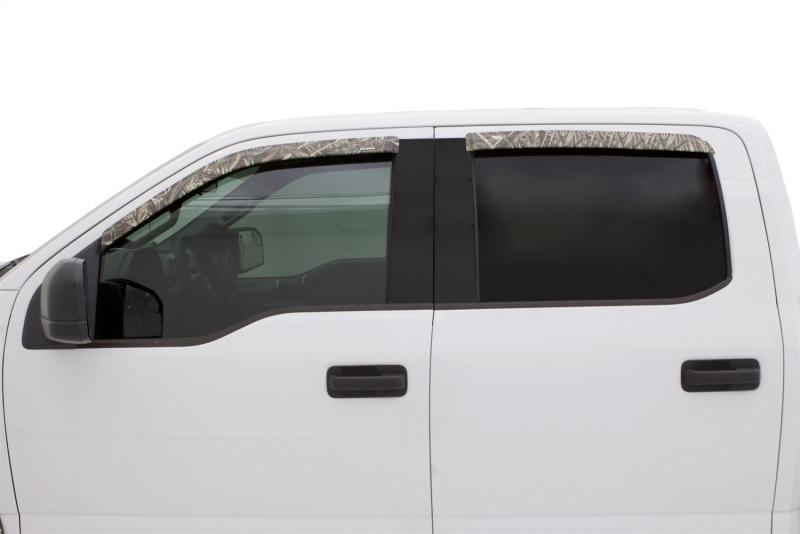 Stampede 2015-2019 Ford F-150 Crew Cab Pickup Tape-Onz Sidewind Deflector 4pc - Camo 61100-4 Main Image