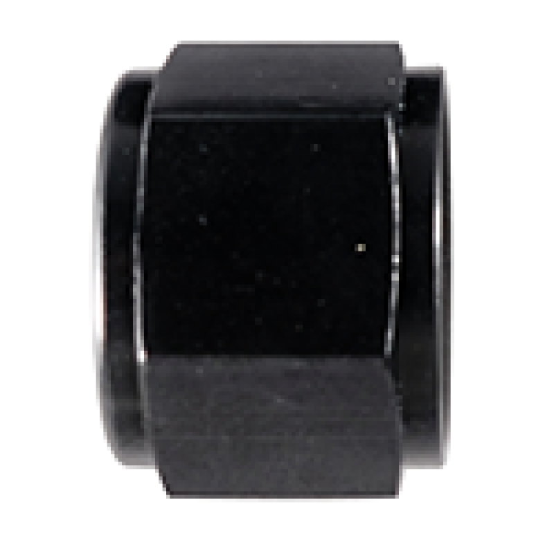 Fragola -16AN Aluminum Flare Cap - Black 492916-BL