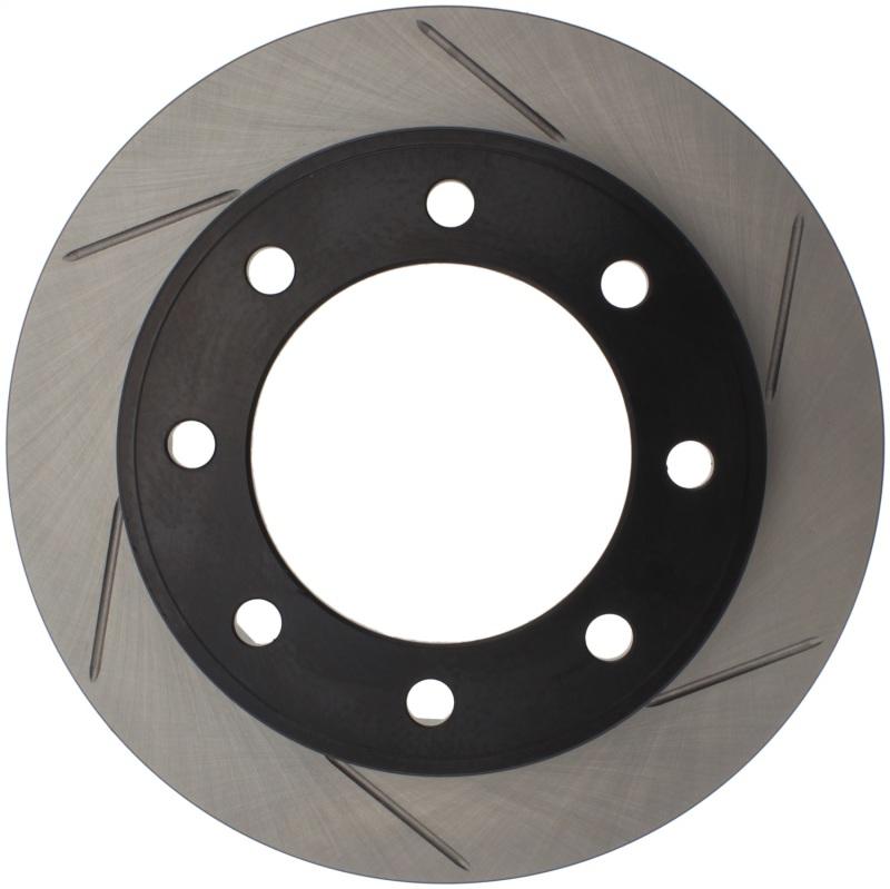 StopTech Power Slot 00-05 Ford Excursion / 01-04 F250 4WD Front Left Slotted Rotor 126.65086SL Main Image