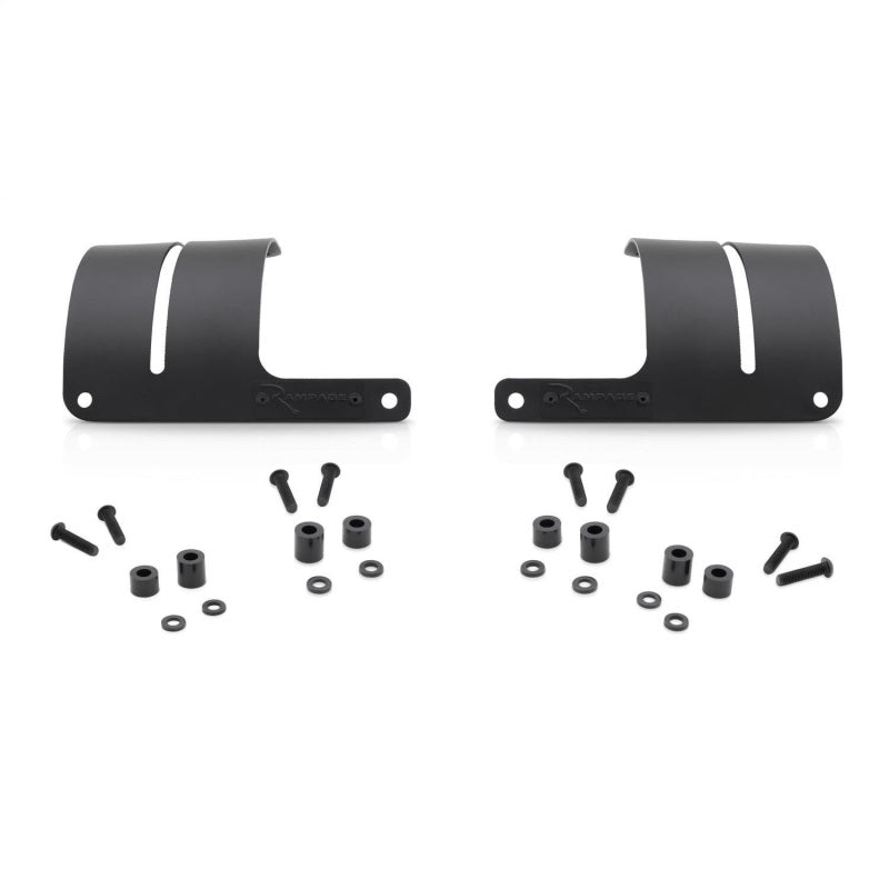 Rampage 2018-2019 Jeep Wrangler(JL) Cowl Light Bracket - Black 7690