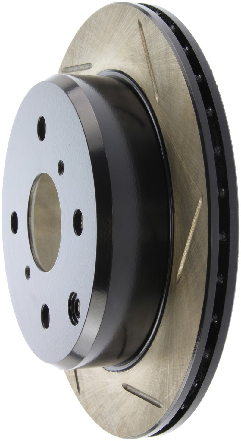 StopTech Sport Slotted Brake Rotor; Rear Left