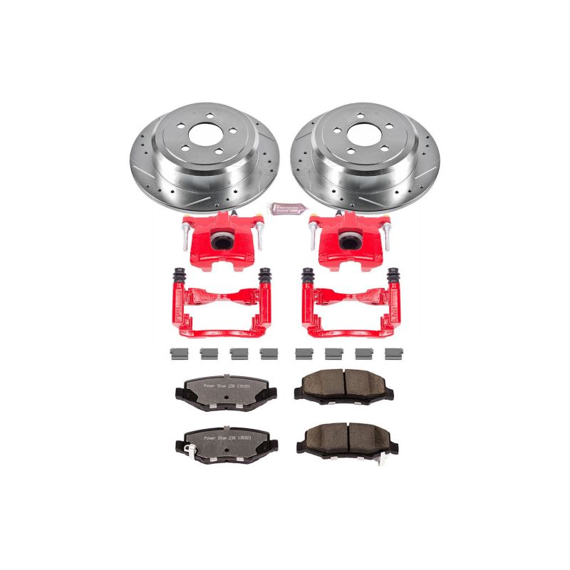 PowerStop PSB Z36 Truck & Tow Kit w/Cals Brakes, Rotors & Pads Brake Kits - Performance D&S main image