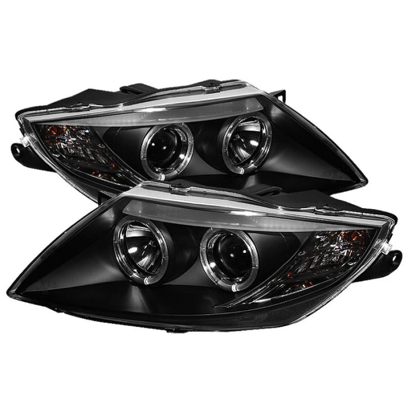 Spyder BMW Z4 03-08 Projector Headlights Halogen Model Only - LED Halo Black PRO-YD-BMWZ403-HL-BK 5029072 Main Image