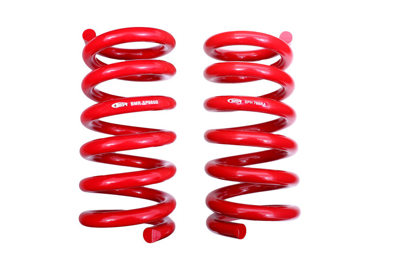 BMR 18-20 S550 Mustang GT MagneRide/15-20 GT350 Lowering Spring Kit (Set Of 4) - Red SPH767R