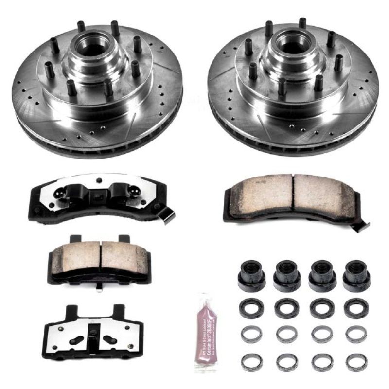 PowerStop PSB Z36 Truck & Tow Kit Brakes, Rotors & Pads Brake Kits - Performance D&S main image