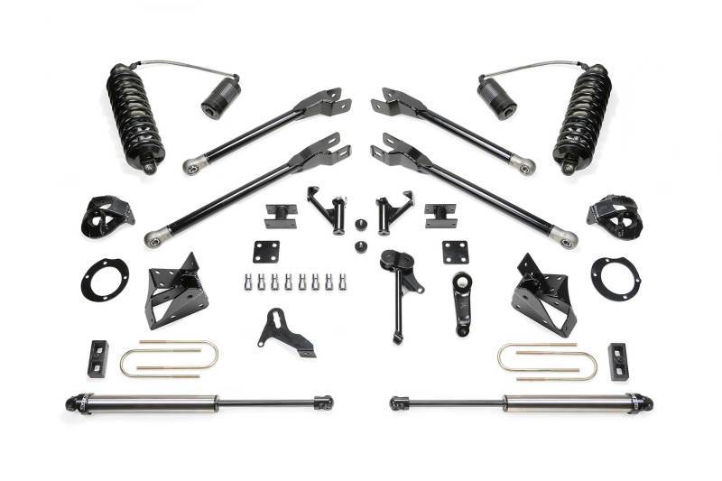 Fabtech 13-18 Ram 3500 4WD 7in 4 Link System w/DL 4.0 Resi Coilovers & DL Shocks K3080DL Main Image