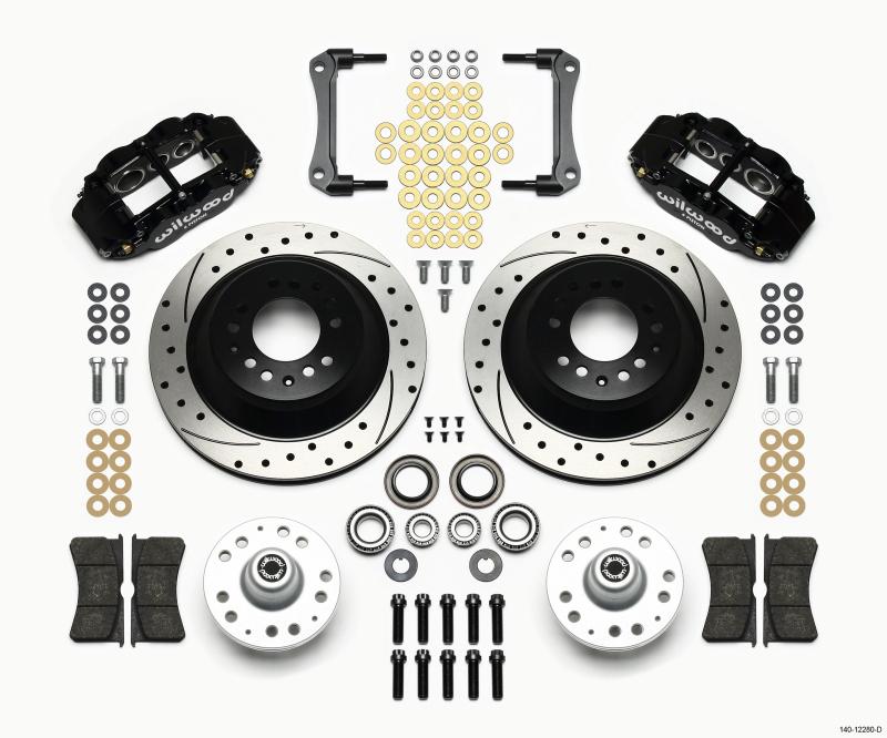 Wilwood Narrow Superlite 6R Front Hub & 1PC Rtr Kit 12.88in Dril 79-81 Camaro 140-12280-D Main Image