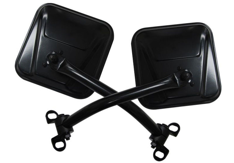 Rampage 1976-1983 Jeep CJ5 Mirror Kit - Black 7618