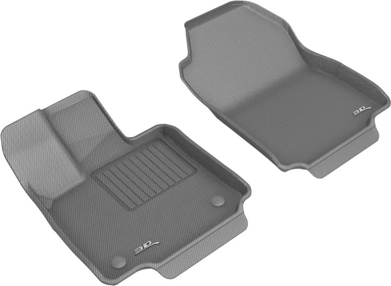 3D MAXpider 2019-2020 Toyota RAV4 Kagu 1st Row Floormat - Gray L1TY25411501 Main Image